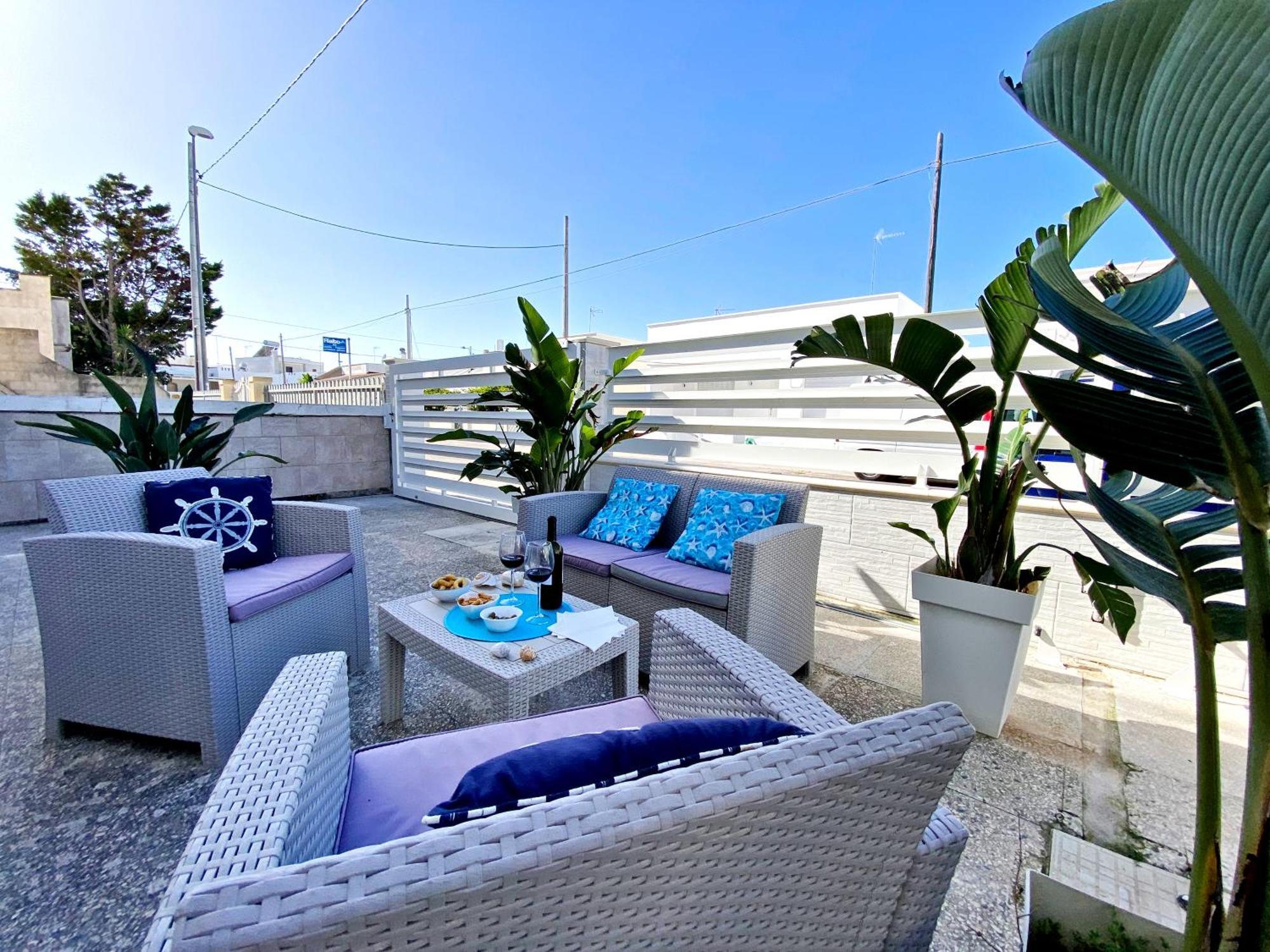 Aria Di Mare Mancaversa - Elegante Appartamento Marina di Mancaversa Buitenkant foto